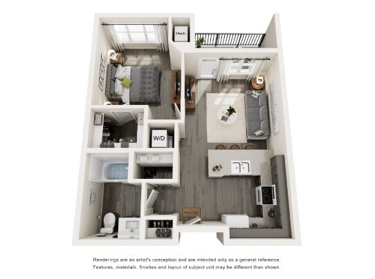 1 Bedroom Layout - 1 Bedroom