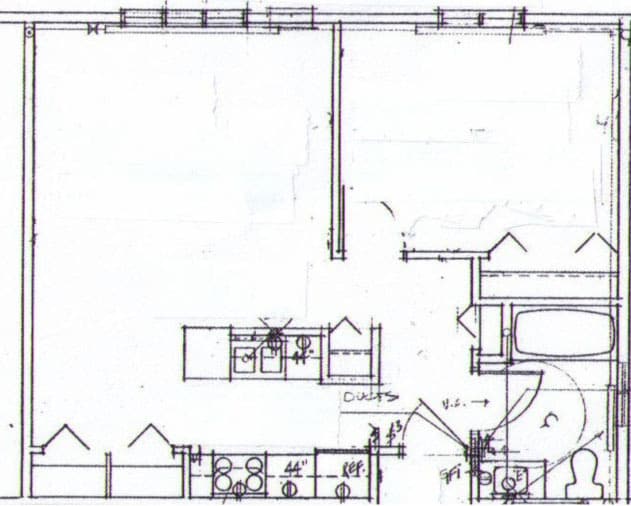 Floor Plan - One Bedroom