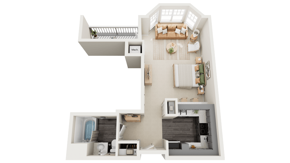 Floor Plan - Studio