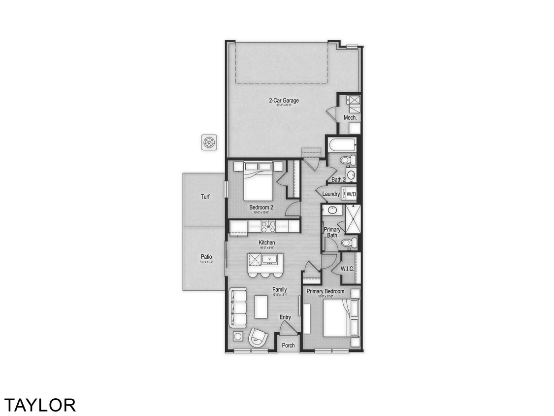 Floor Plan - The Taylor