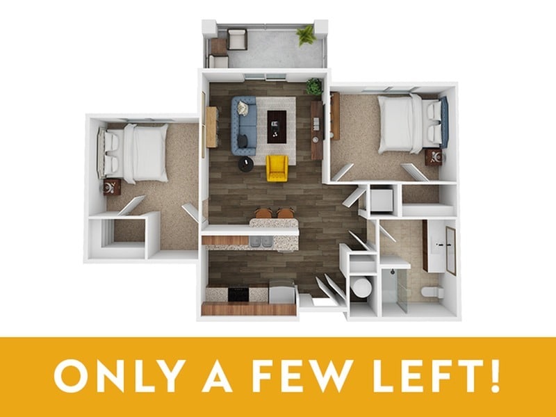 The Pearl | 2 bed / 2 bath - Pearl