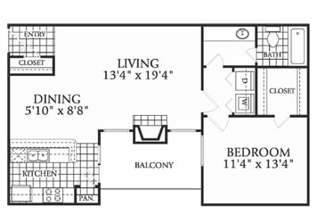 810 sq. ft - A2