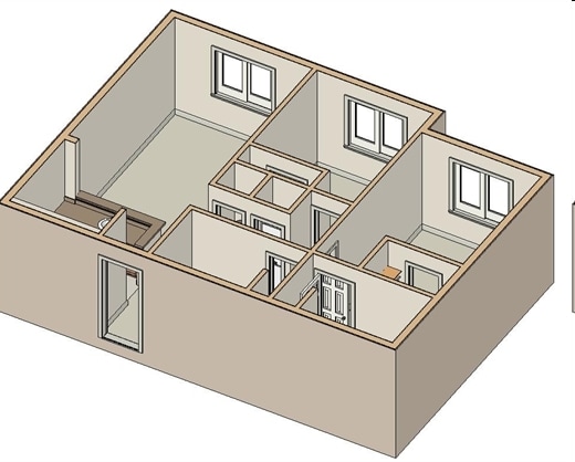 2 Bedrooms - 2BR