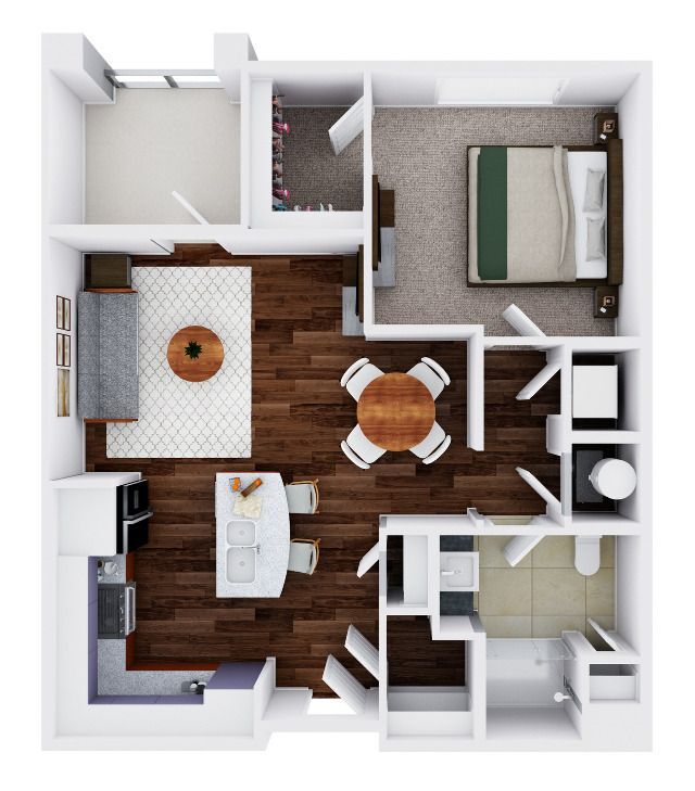 Monet 1B | 1 bed / 1 bath - Monet