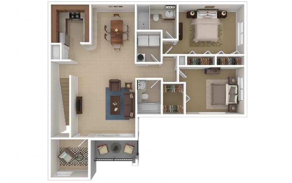 Floor Plan - Harbor South 2