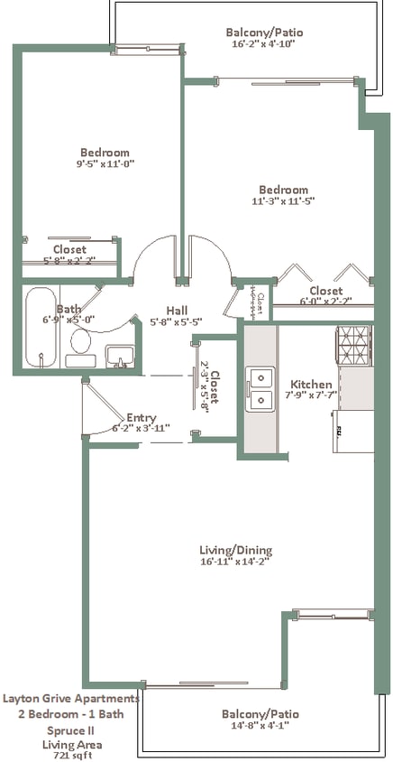 Floor Plan - Spruce II