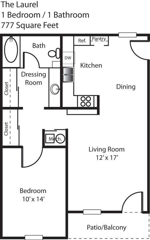 Floor Plan - The Laurel