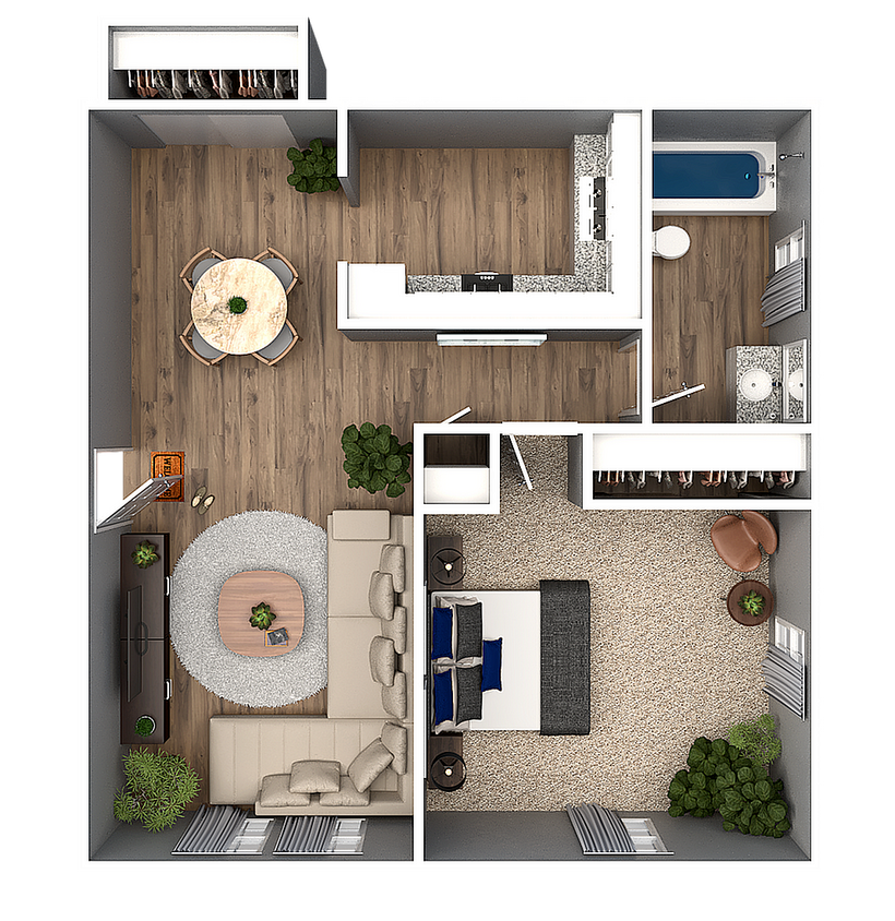 Explore the thoughtful design of a cozy, modern apartment combining style and comfort. - Crestmoor