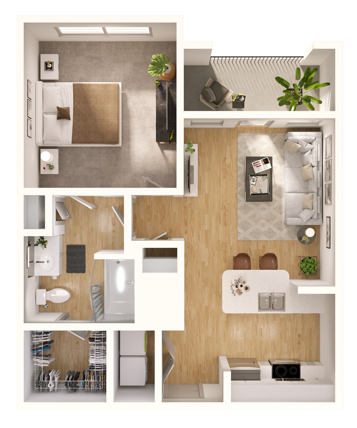 Floor Plan - Cove | A1
