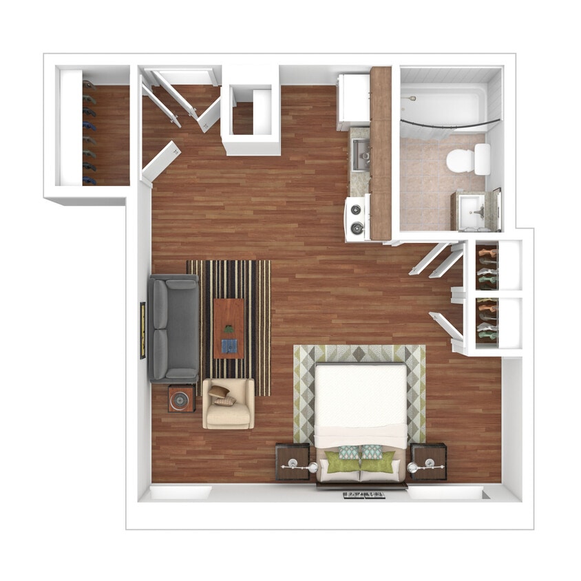 Floor Plan - Efficiency