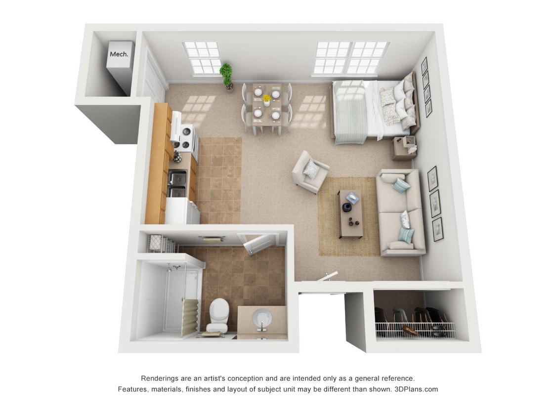 Floor Plan - Studio