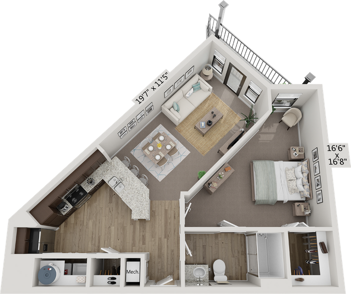 Floor Plan - The Milan | A2