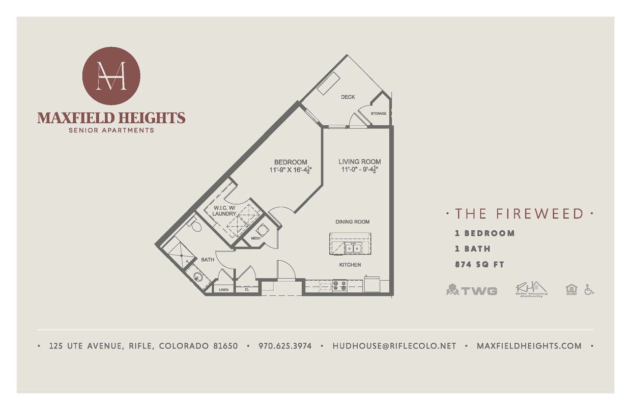 Floor Plan - The Fireweed 50%
