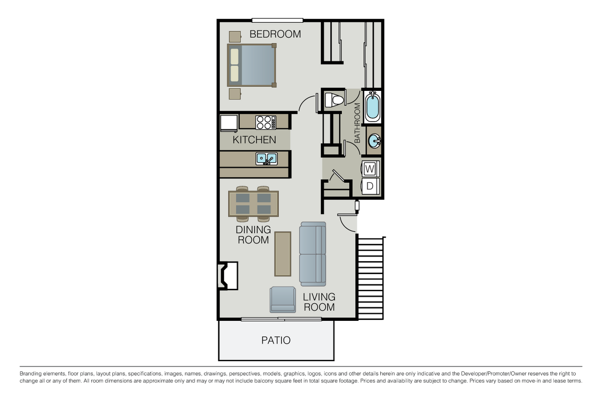 1 Bed 1 Bath - 1 Bed 1 Bath