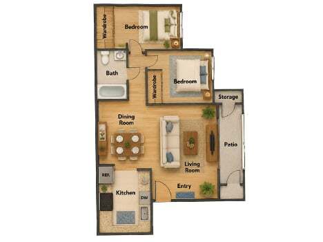 Two Bedroom - 2 Bedroom