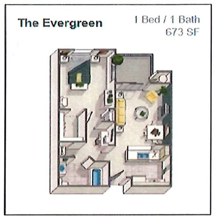 Floor Plan - The Evergreen