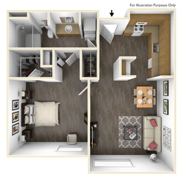 Floor Plan - 1B