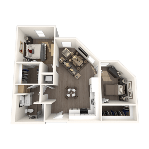 Floor Plan - 2 Bedroom