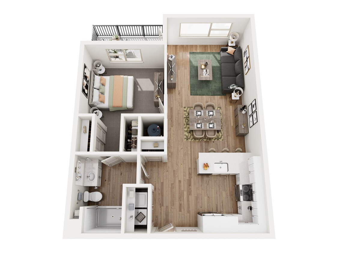 Aspendale Littleton_1BR_A6_Elm - Elm