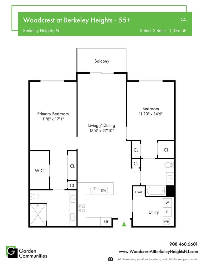 Floor Plan - $3.05/sq.ft. - 2A