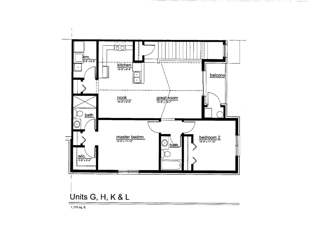 Floor Plan - G, H, K & L Style
