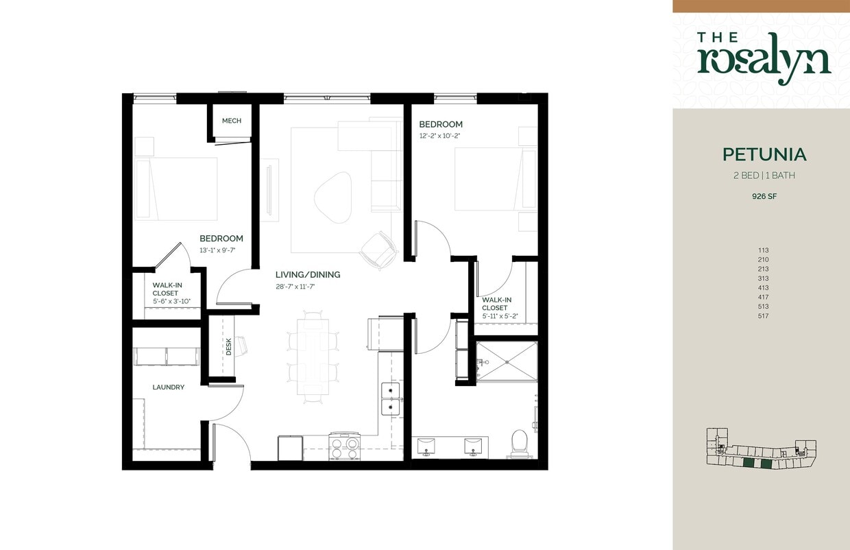 Floor Plan - Petunia