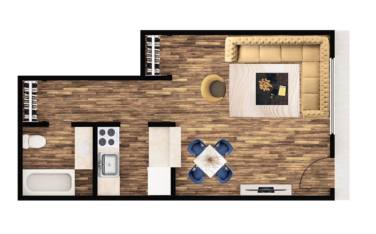 Floor Plan - Studio