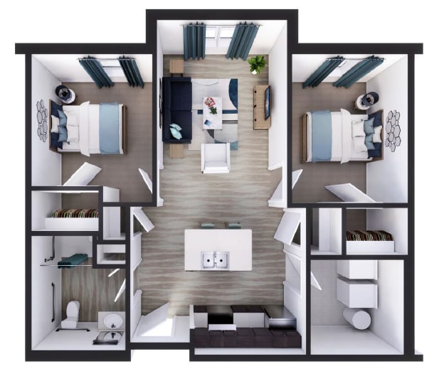 Two Bedroom.png - 2 BD