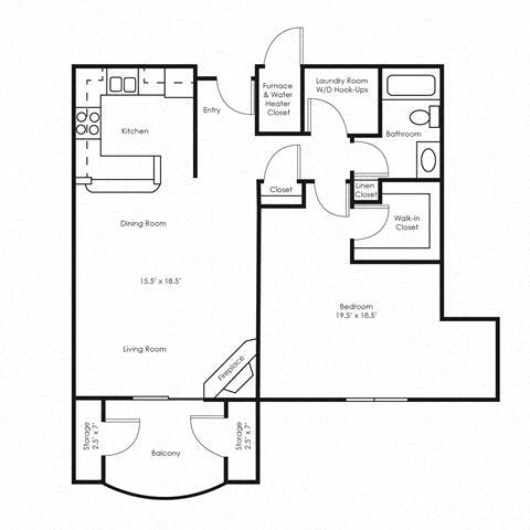 Floor Plan - The Walden