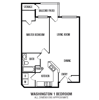 Washington - 1Bedroom   1Bathroom