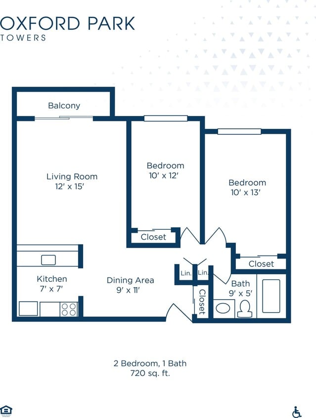 Floor Plan - 2 Bedroom *Waitlist*