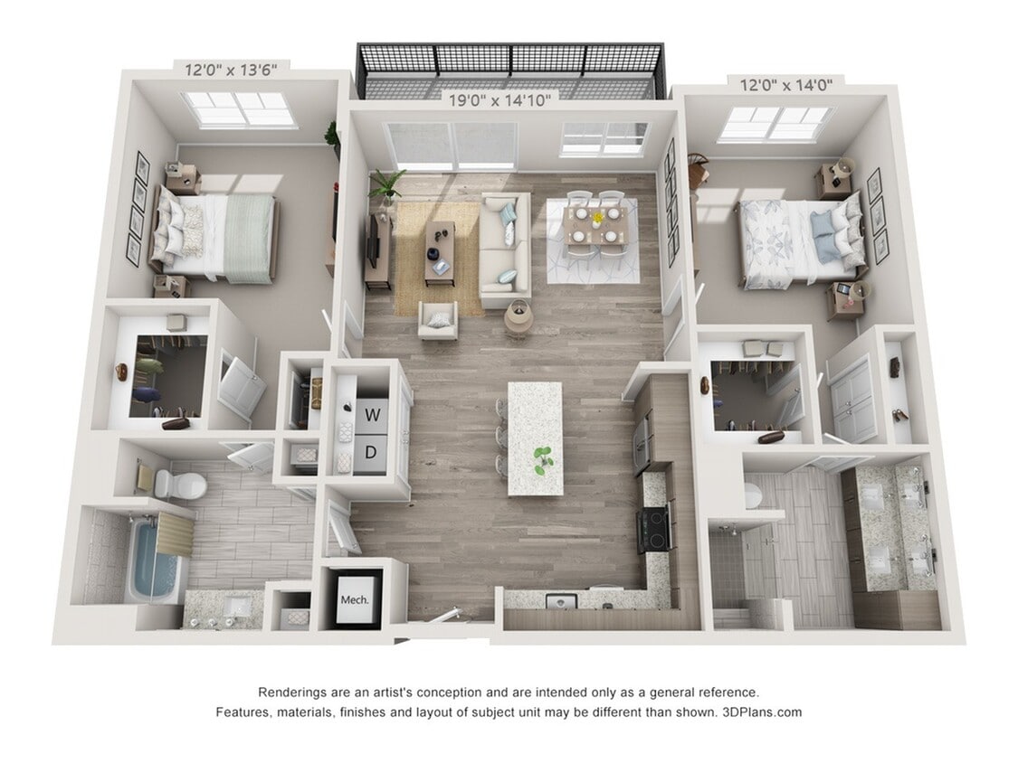 Interlude | 2x2 | 1354 sq ft - Interlude E