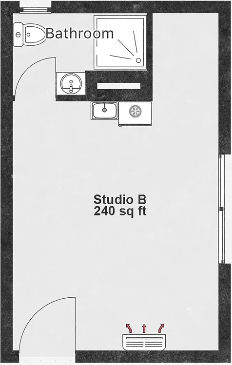 Floor Plan - Studio B