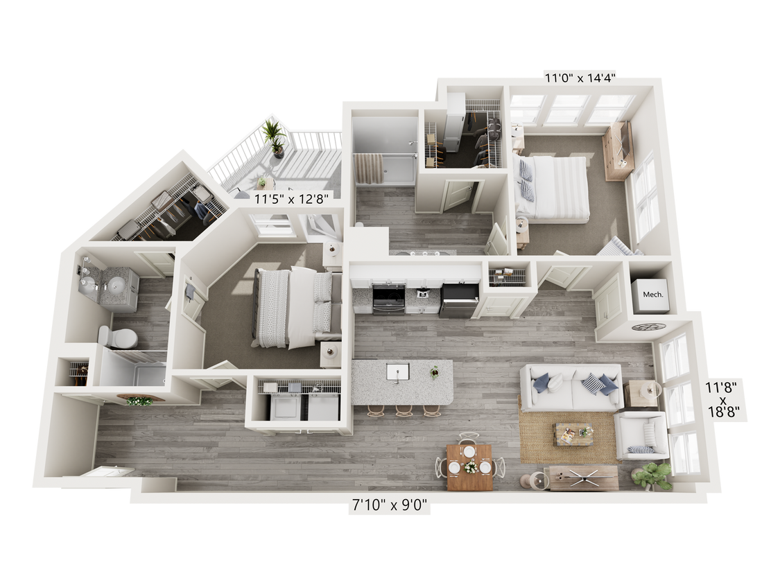 Floor Plan - River Crest