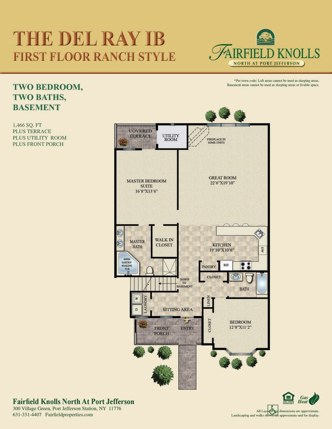 Floor Plan - The Del Ray IB