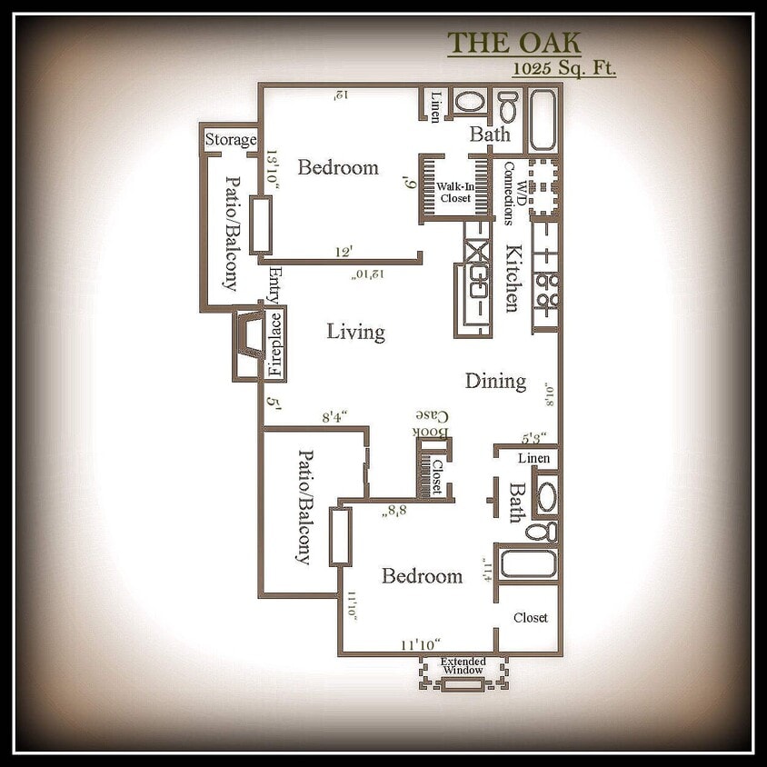 Floor Plan - The Oak