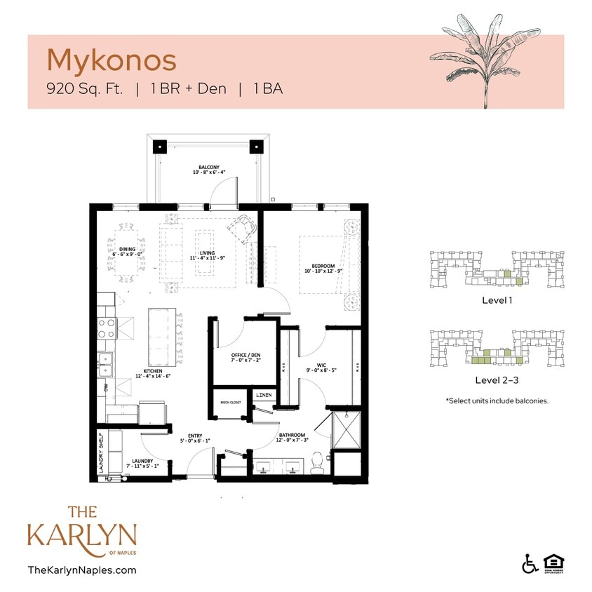 Floor Plan - Mykonos