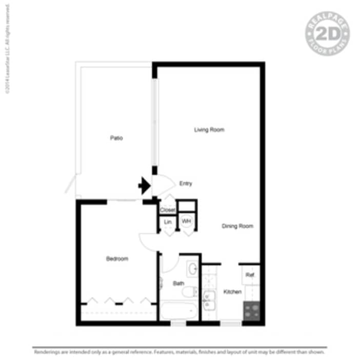 1BR/1BA - One Bedroom One Bath