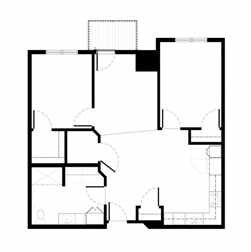 Floor Plan - Two Bedroom