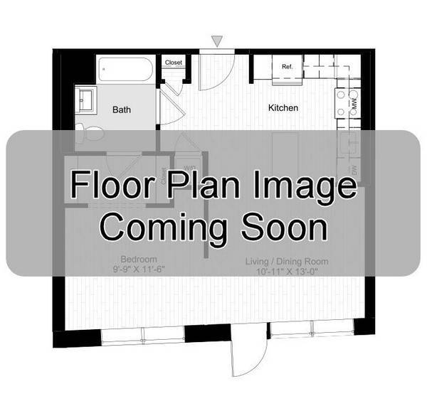 Floor Plan - 1 Bedroom