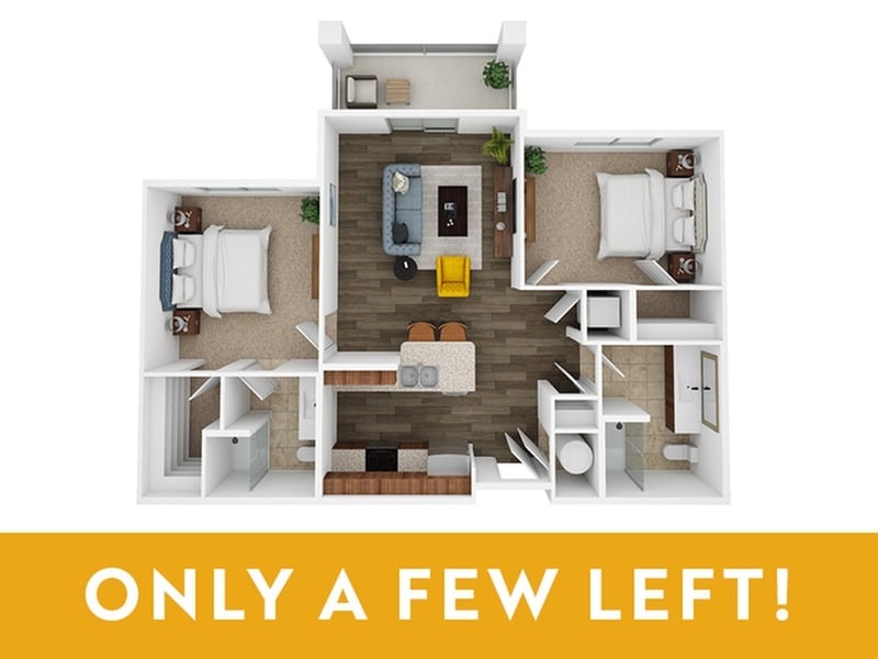 The Sapphire | 2 bed / 2 bath - Sapphire