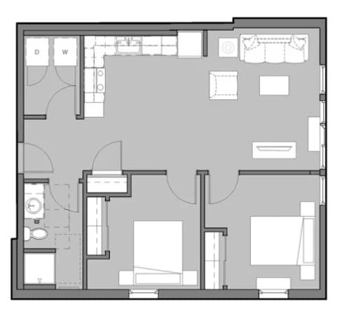 Spruce Two Bedroom - Sage
