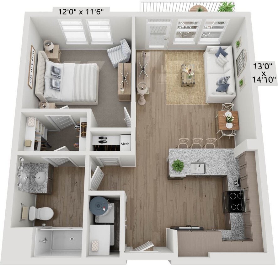 Floor Plan - A3 - Topaz