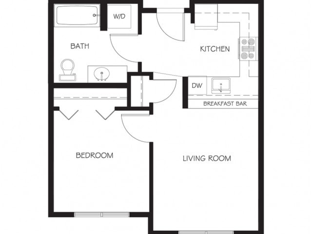Floor plans are artist’s rendering. All dimensions are approximate. Actual product and specifications may vary in dimension or detail. Not all features are available in every apartment. Prices and availability are subject to change. - A15