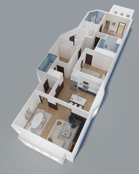 Floor Plan - 3 Bed/2.5 Bath