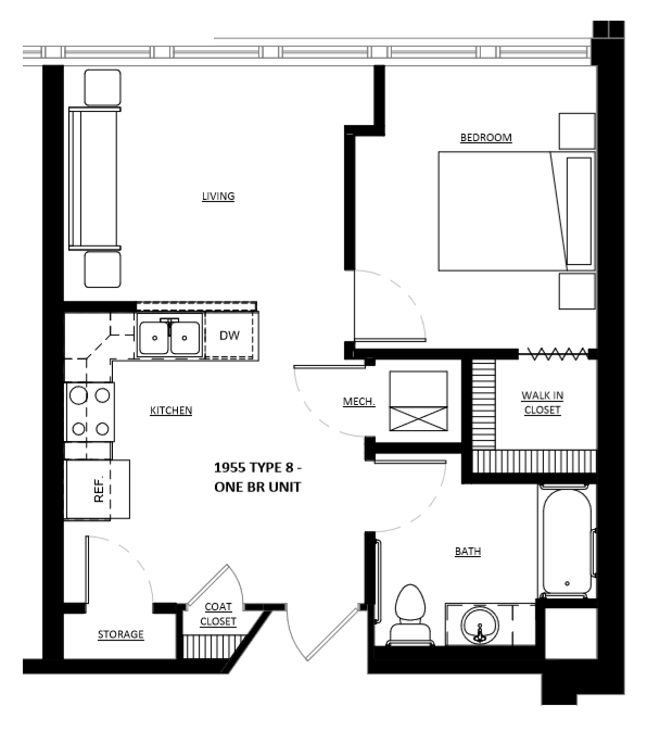 Floor Plan - 1955 Type 8