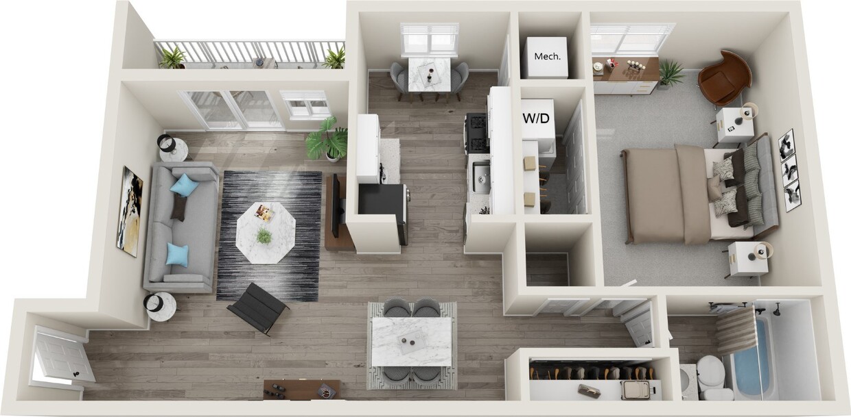 Floor Plan - The Mansfield