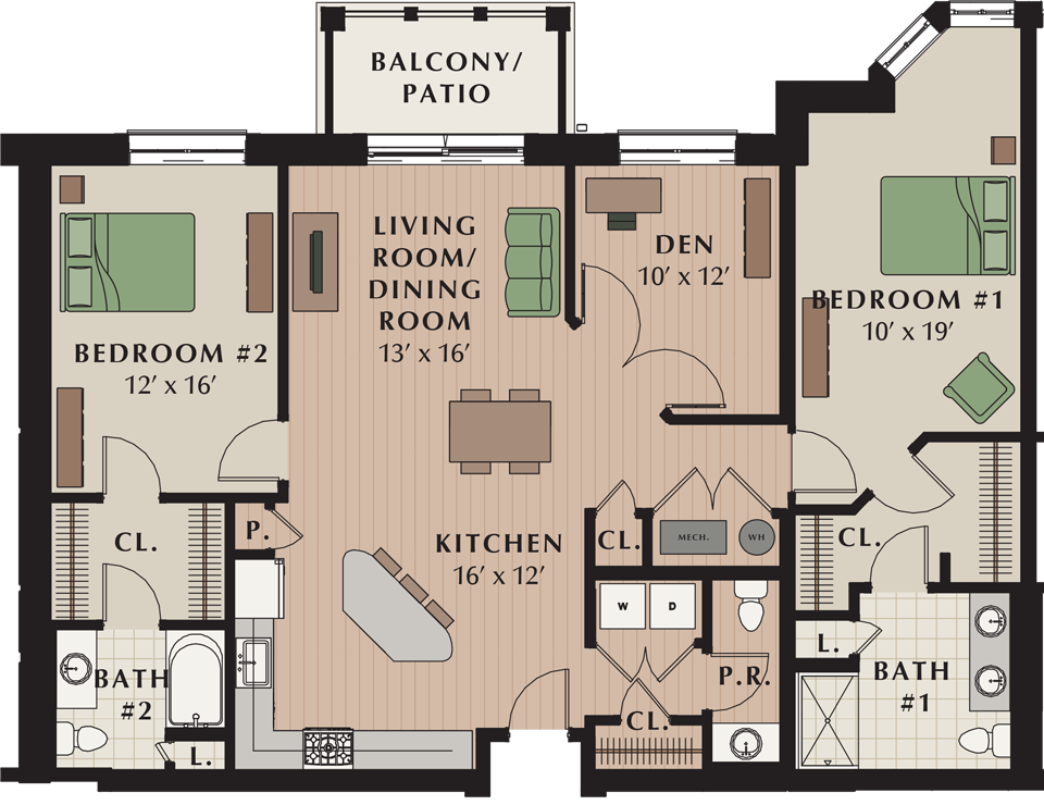 Floor Plan - Monaco
