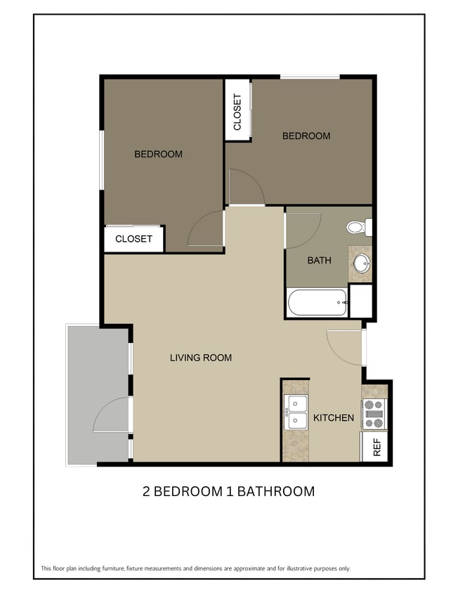 Floor Plan - Two Bedroom
