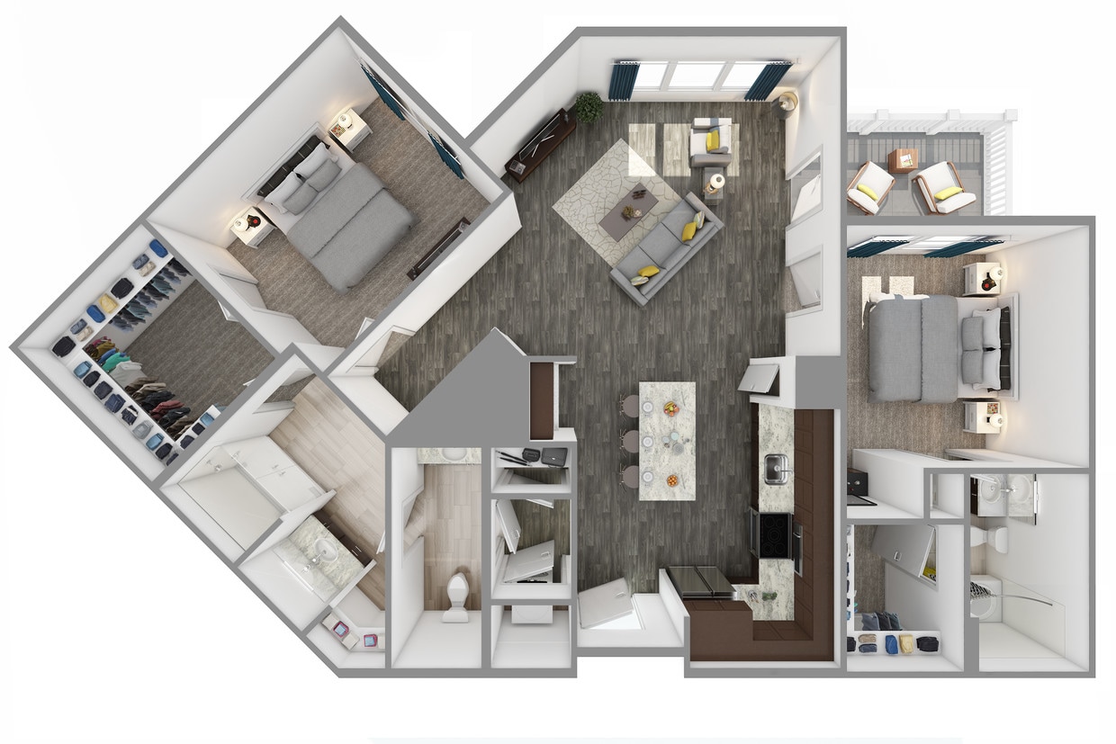 Twist 2BR/2BA - C3